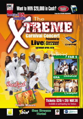 xtreme concert poster